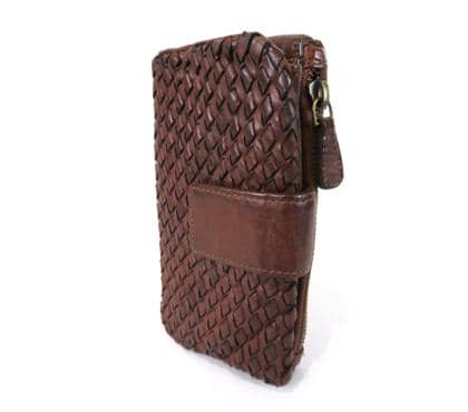 Wholesale Italy cowhide leather band cards wallet for man luxury OEM  wristlet long wallet for men genuine leather From m.